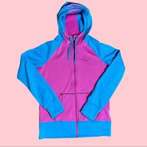 Nike Thermal Fit Zip Up Hoodie (Fire Design on back)